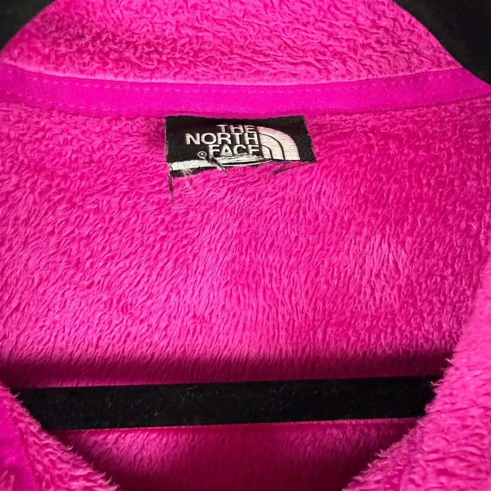 The North Face Girls Kids Pink Fleece Zip Up Jacket Size XL‎ See Description